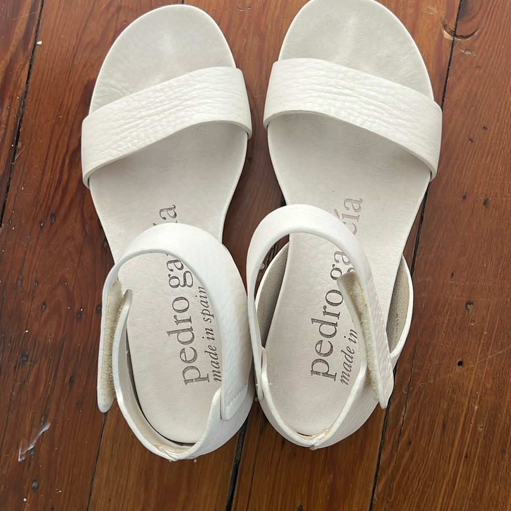 White Pedro Garcia Jalila Sandals 36/6